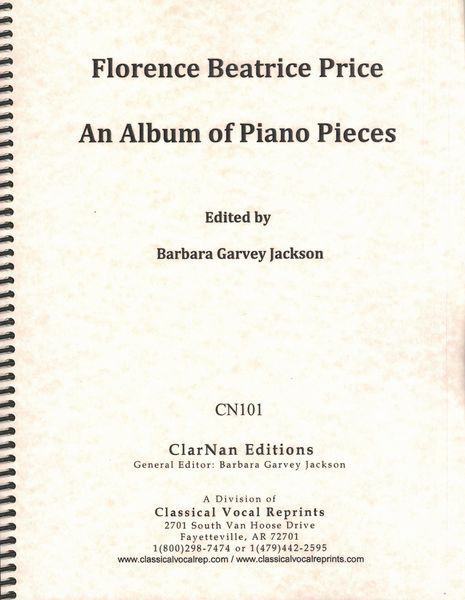 An Album of Piano Pieces / edited by Barbara Garvey Jackson.