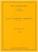 Ave Verum Corpus, Motet Kv 618 : Pour Quatour De Cuivres Et Orgue.