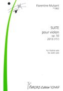 Suite, Op. 50 : Pour Violon (2013).
