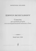 Concerto : Per Quartetto d'Archi Con Accompagnamento d'Orchestra A Fiato (1930).