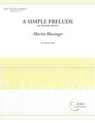 Simple Prelude : For Marimba Quartet.