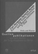 Konzert : Für Viola, Streicher und Basso Continuo F-Dur - Piano reduction / Ed. Phillip Schmidt.