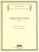 Poem, Op. 1 : For Violin.