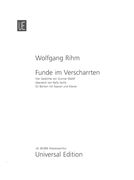 Funde Im Verscharrten : Für Bariton Mit Sopran und Klavier (2015).