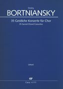 35 Geistliche Konzerte Für Chor / edited by Marika C. Kuzma.