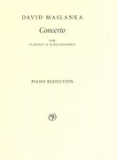 Concerto : For Clarinet and Wind Ensemble (2014) - Piano reduction.