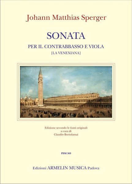 Sonata : Per Il Contrabbasso E Viola (la Venexiana) / edited by Claudio Bortolamai.