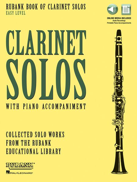 Rubank Book of Clarinet Solos : Clarinet Solos With Piano Accompaniment - Easy Level.