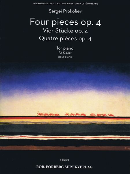 Four Pieces, Op. 4 : For Piano.