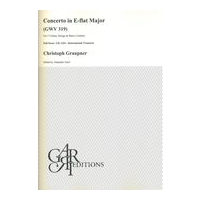 Concerto In E Flat Major (GWV 319) : For 2 Violins, Strings & Basso Continuo / Ed. Alejandro Garri.