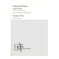 Sinfonia In D Major (Capt 551/78) : For 2 Violins, 2 Violas & Basso Continuo / Ed. Alejandro Garri.