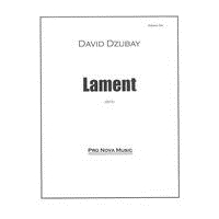 Lament : For Saxophone Quartet (2015).