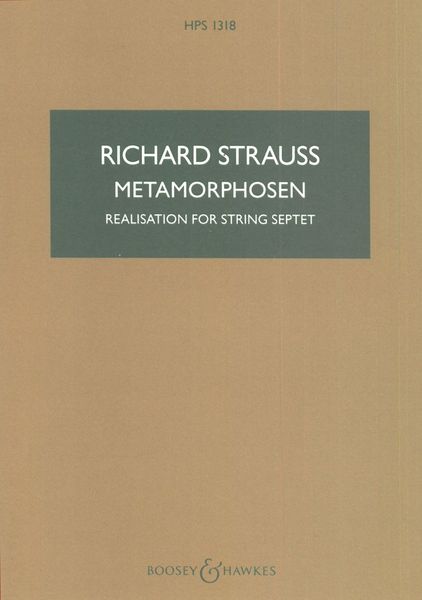 Metamorphosen / Realization For String Septet by Rudolf Leopold.