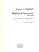 Sinfonia Concertante, Op. 1010 : For Violin and String Orchestra (2011).