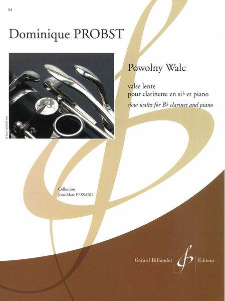 Powolny Walc : Pour Clarinette Et Piano.