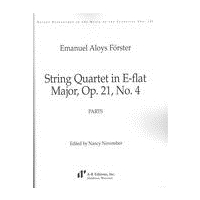 String Quartet In E Flat Major, Op. 21 No. 4 / edited by Nancy November.