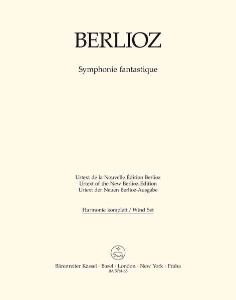 Symphonie Fantastique, Op. 14 - Wind Set / edited by Nicolas Temperley.