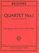 Quartet No. 1 In G Minor, Op. 25 : For Violin, Viola, Violoncello and Piano.