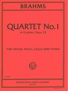 Quartet No. 1 In G Minor, Op. 25 : For Violin, Viola, Violoncello and Piano.