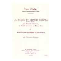 380 Basses Et Chants Donnés, Vol. 2 : Modulations Et Marches Harmoniques - Realisation.