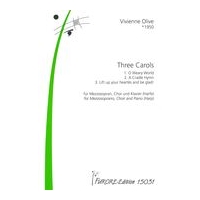Three Carols : For Mezzosoprano, Choir and Piano (Harp) (2013).