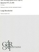 Six String Quartets, Op. 22 - Quartet No. 1, G 183 / edited by Alejandro Garri.