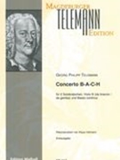 Concerto B-A-C-H : Für 2 Solobratschen, Viola III (Da Braccio/Da Gamba) und Basso Continuo.