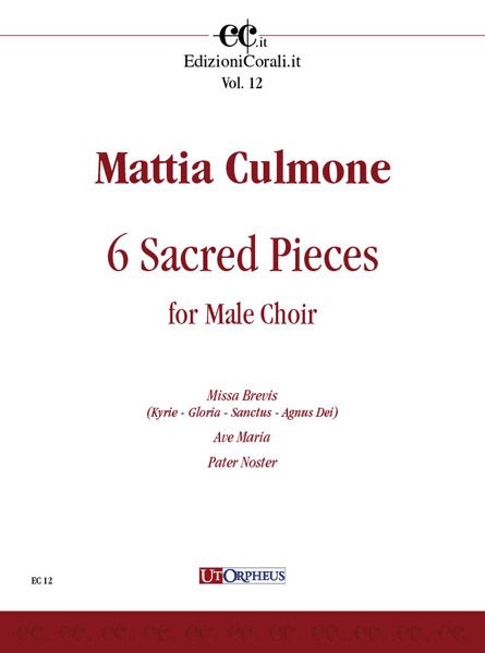 6 Sacred Pieces : For Male Choir.