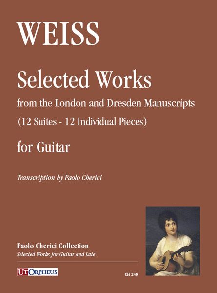 Selected Works From The London and Dresden Manuscripts : For Guitar / transcribed by Paolo Cherici.