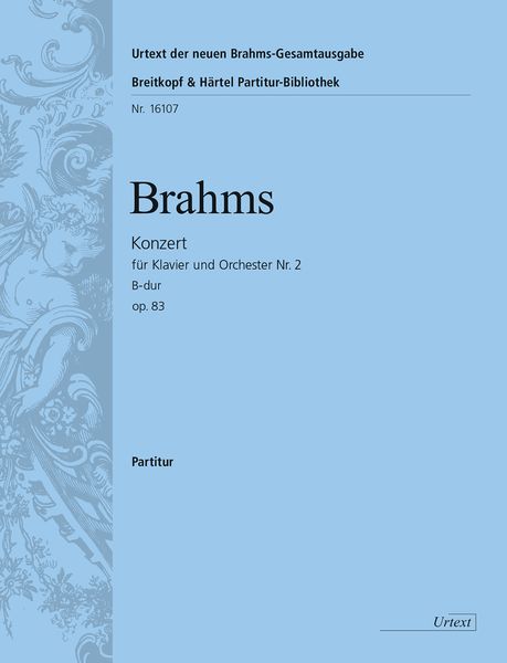Konzert Nr. 2 B-Dur, Op. 83 : Für Klavier und Orchester / edited by Johannes Behr.