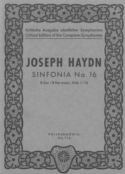 Sinfonia No. 16 In B Flat Major, Hob. I:16.