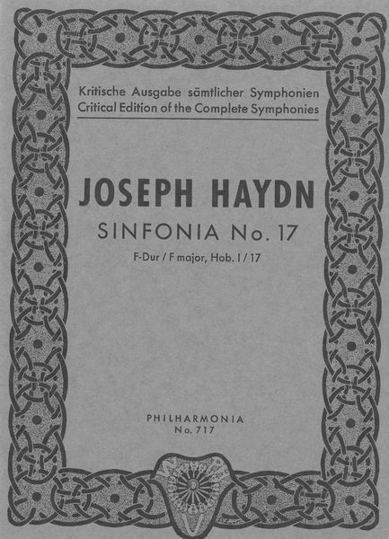 Sinfonia No. 17 In F Major, Hob. I:17.