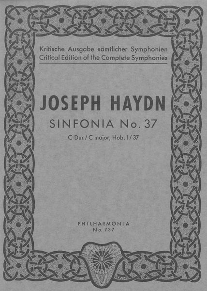 Sinfonia No. 37 In C Major, Hob. I:37.