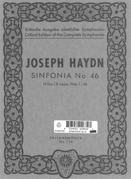 Sinfonia No. 46 In B Major, Hob. I:46.