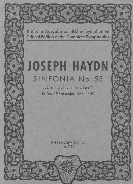 Sinfonia No. 55 In E Flat Major, Hob. I:55 (der Schulmeister).