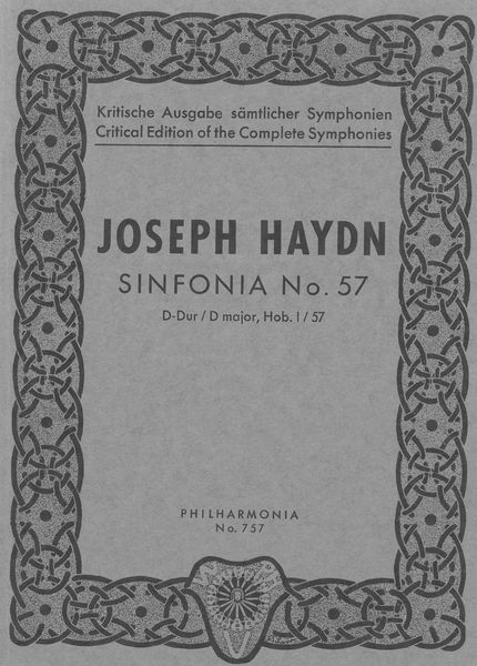 Sinfonia No. 57 In D Major, Hob. I:57.