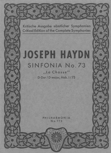 Sinfonia No. 73 In D Major, Hob. I:73 (la Chasse).