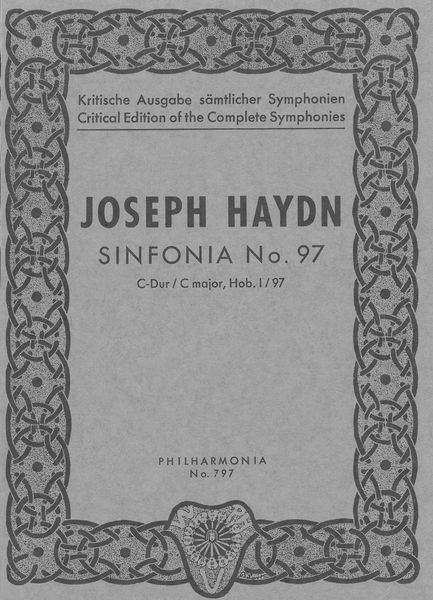 Sinfonia No. 97 In C Major, Hob. I:97.