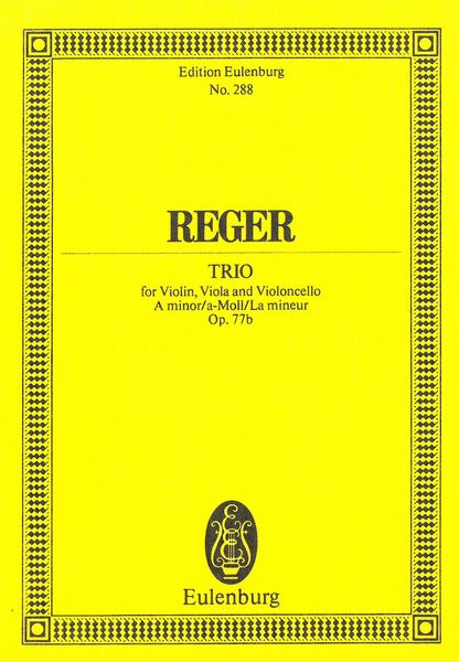 Trio In A Minor, Op. 77b : For Violin, Viola and Violoncello.