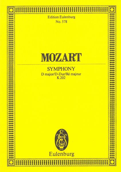 Symphony In D Major, K. 202.