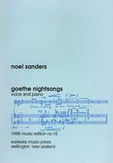 Goethe Nightsongs : For Voice & Piano.