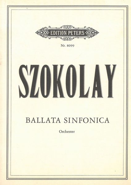 Ballata Sinfonica : Für Orchester.