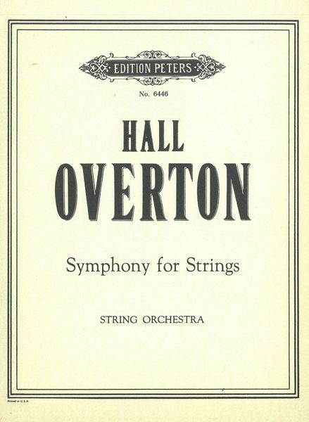 Symphony For Strings.