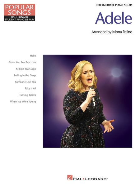 Adele : 8 Beautiful Arrangements For Intermediate Piano Solo.