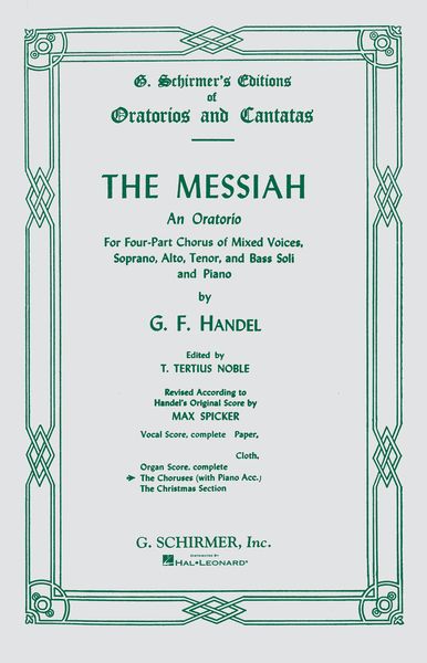 Messiah (Oratorio, 1741) : Chorus Parts.