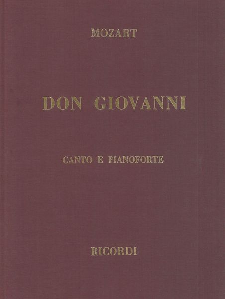 Don Giovanni : Dramma Giocoso In Due Atti.