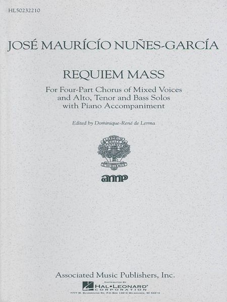 Requiem Mass : For Four-Part Chorus, Alto Tenor and Bass Solos, and Piano Accompaniment.
