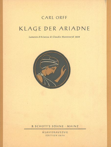Klage der Ariadne : Lamento d'Arianna ID Claudio Monteverdi.