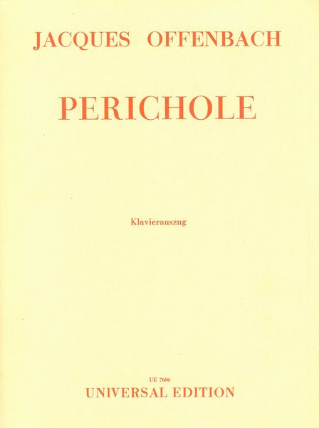 Perichole : Klavierauszug.