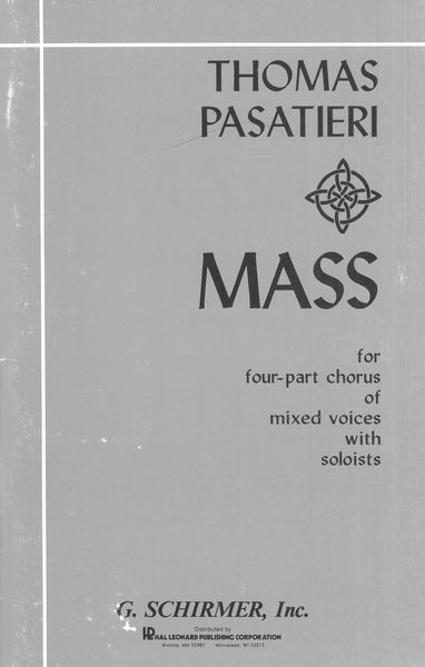 Mass : For Four-Part Chorus of Mixed Voices With Soloists - Piano reduction.